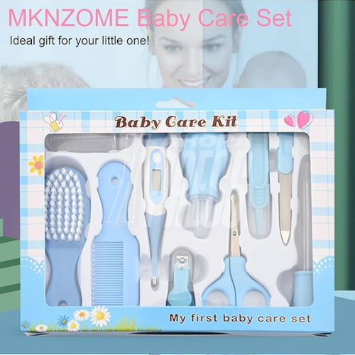 Kit de Aseo para Bebés MKNZOME 10 en 1 celeste