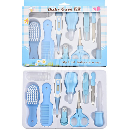 Kit de Aseo para Bebés MKNZOME 10 en 1 celeste